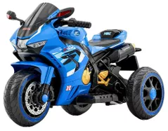 Mașină electrică pentru copii Richi (78186) Motocicleta albastra pe acumulator pentru copii (516)