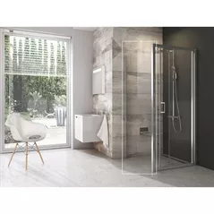 Перегородка для душевой кабины Ravak Panel Fix Blix 90x195 Al transparent BLPSZ-90 (X93H70C00Z1)