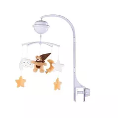 Carusel pentru pătuț Chipolino MILD02310BEA Bear, карусель с проектором