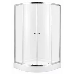 Душевая кабина MPN 28684 Cabina de dus, 1000x1000x1940mm, cada joasa, forma rotunda, sticla fumurie