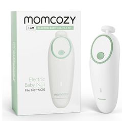 Set pentru îngrijirea bebeluşului Momcozy NC013-GG94BA-A Pila electrica pentru unghiile bebelusilor Low Noise