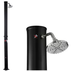 Набор для душа Hydro S Солнечный душ для сада, 20 литров, H=220 см, черный