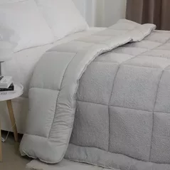 Домашний текстиль Relaxe Home 024552 Plapuma TEP TEDDY 200x210cm (350g/m²) Light Grey