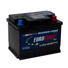 Acumulator auto Eurostart Blue 60 Ah (R) ETN0 A480 EB600 (242х175х190)