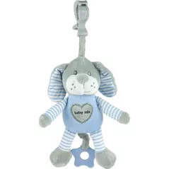 Jucărie cu pandantiv Baby Mix STK-19393 Щенок голубой