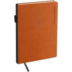 Carnet miscellaneous RL369902 Agenda nedatata BG Fillsta A5, 136 foi, oranj