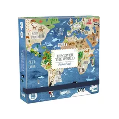 Puzzle Londji PZ555 Pocket Puzzle - Discover the World