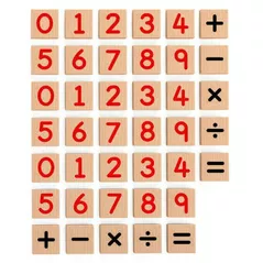 Игрушка Viga 50591 Магнитный цифры (40 шт набор)