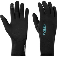 Одежда для спорта Rab Manusi dame Power Stretch Contact Black M (QAH-56-BL-M)