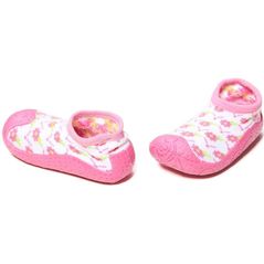 Детская одежда U-Grow US1K2-12-22 Șosete antiderapante pentru copii „Floricele”, mărimea 22 (13,3 cm)