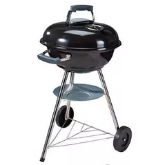 Мангал BBQ 50786 Gratar rotund cu picioare D47cm, H83cm, cu plasa si raft