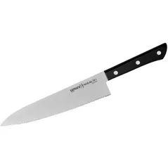 Нож Samura HARAKIRI Chef cu lama zimtat 208mm (SHR-0086B)