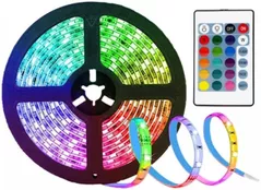 Гирлянда miscellaneous AC223 Bandă LED cu telecomandă (16 culori)