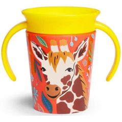 Поильник Munchkin MUN0117gir Miracle Wildlove, Girafa (180ml)