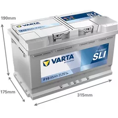 Acumulator auto Varta 85AH 800A(EN) клемы 0 (315x175x190) S5 011 (585400080K262)