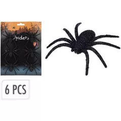 Decor Promstore 53778 Set Paianjeni Halloween 6buc, 9cm