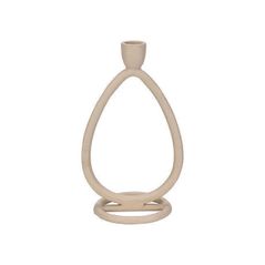 Свеча Holland 51011 Подсвечник металлический Oval 22x13cm, слоновая кость