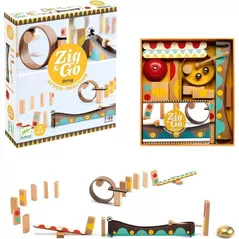 Set de construcție Djeco DJ05642 Set de constructie trasee Zig&Go, 25 piese