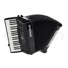 Pian digital Hohner Bravo III 96 silent key black Acordeon 96 BASS NEGRU (16722)