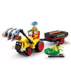 Конструктор Sluban B0777 Tractorul de la fermă, 110 elem.