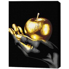 Картина по номерам BrushMe BSB0011FC 40x50сm (pânză neagră/fără cutie) Fructul de aur