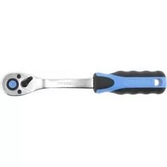 Ручной инструмент Hoegert HT1R322 Трещотка изогнутая с кнопкой 1/2", 72 зубца