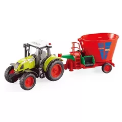 Mașină Wenyi 900K 1:16 Tractor cu fricțiune Trailered Farm Tractor