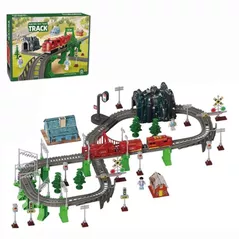 Complex de joacă pentru copii Essa AU8661 Tren electric cu cale ferată