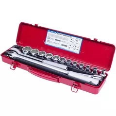 Set de unelte de mână King Tony 4501MR набор 1/2" торцевых головок 6 гран., принадлежностей, 15 пр.