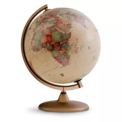 Glob New World Glob cu harta politica a lumii, d=30cm, cu iluminare Discovery Ro (30 DISCOVERY)