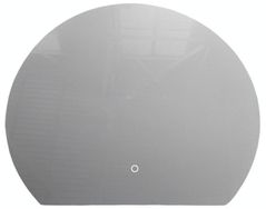 Зеркало для ванной Uniplast K532-8070 Oglinda pentru baie LED (semirotunda) 70x80cm IP44
