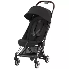 Детская коляска Cybex 522004385 Coya Chrome Dark Brown Sepia Black Black