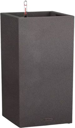 Цветочный горшок Lechuza Canto Stone 40 High, Graphite Black