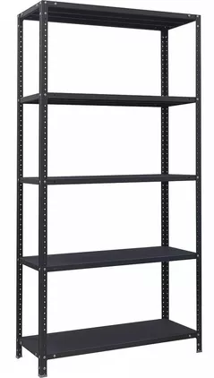 Raft de depozitare УХЛ-МАШ СК-Ч 2,0/1000х400 Стеллаж средней нагрузки 120кг (2000х1000х400мм) (5 полок) чёрный