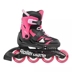 Role Rollerblade 86B0751550NJ02 Microblade Combo, 33-36.5, Nero/Rosa