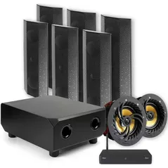 Колонки Hi-Fi LitheAudio 5.1.2 Dolby Atmos Wireless Surround Sound Kit WiSA Cinema Hub (B-IPRO-W-512CH-B)