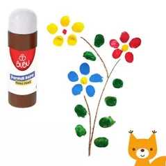 Набор для творчества BuBu PAR020 Vopsea maro pentru pictură cu degetele, 250 ml