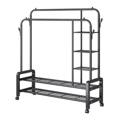 Вешалка для одежды miscellaneous RM2619 Suport pentru haine 150x54x150cm, metal negru