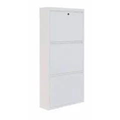 Полка для обуви Trendy Locking 3 Piece Metal-White, 50x103x15cm