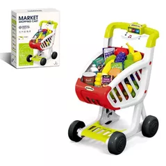 Игрушка Essa 922-156 Set de joacă Cărucior pentru cumpărături, 42elem