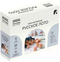 Joc educativ de masă Три Совы RL341987 Joc de masa Loto rusesc