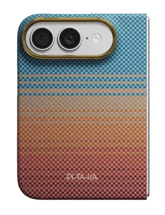 Husă pentru smartphone Pitaka Edge iPhone 18 Fold (Protectie spate) (California Dream), KI1802F
