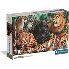 Пазл Clementoni Puzzle 500 HQC Wild Cats (35584)
