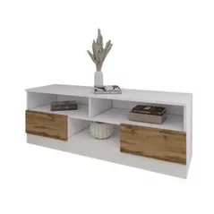 Comodă TV Smartex (16329) Т6 120cm TV Alb+Stejar inchis
