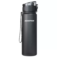 Бутылочка для воды Aquaphor 526603 City, 500ml (negru clasic)