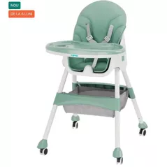 Scaun de masă U-Grow UG-502-GRN 2in1 Green