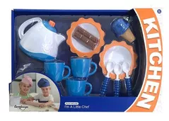 Bucătărie și veselă de jucărie Optmarket ДЕ05.434 Set vesela