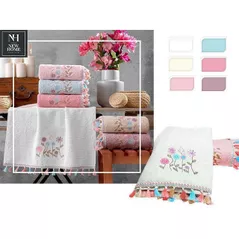 Домашний текстиль Promstore 46142 Flower Полотенце 50x90cm NH Flower х/б