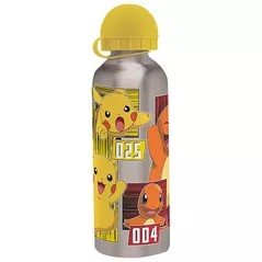 Sticlă apă KiDS Licensing PK0001 Aluminium Water Bottle 500ml Assort 3 Pokemon Designs CDU