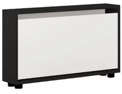 Полка для обуви Mobildor-Lux Leo Slim 50x16x47H cm Anthracite/White